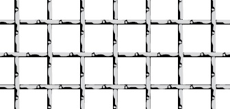 Wellengitter aus Stahl blank | Maschenweite: 10 x 10 mm | Drahtstärke: 2 mm | 1000 x 2000 mm | Durchlass 69%