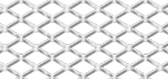 Streckgitter aus Stahl blank | 1250 x 2500 mm | Rhombusmasche | 16 x 8 x 1,5 x 1 | Durchlass 58%