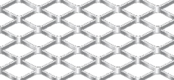 Streckgitter aus Stahl blank | 1000 x 2000 mm | Rhombusmasche | 20 x 10 x 2 x 1 | Durchlass 60%