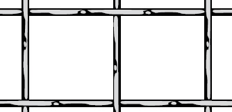 Wellengitter aus Stahl blank | Maschenweite: 30 x 30 mm | Drahtstärke: 3 mm | 1500 x 3000 mm | Durchlass 82%