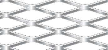 Streckgitter aus Stahl blank | 1000 x 2000 mm | Rhombusmasche | 42 x 13 x 2,5 x 1,5 | Durchlass 61%
