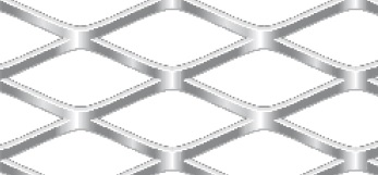 Streckgitter aus Stahl blank | 1000 x 2000 mm | Rhombusmasche | 42 x 18,6 x 3 x 2 | Durchlass 69%