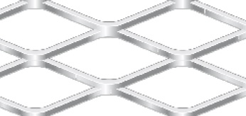 Streckgitter aus Stahl blank | 1000 x 2000 mm | Rhombusmasche | 52 x 20 x 3 x 3 | Durchlass 70%
