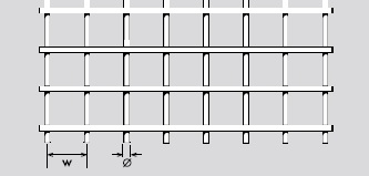 Drahtgitter aus Edelstahl 1.4301 | Rollenware | Maschenweite:  25 mm | Drahtstärke: 1,5 mm | Breite: 1000 | Durchlass 89%