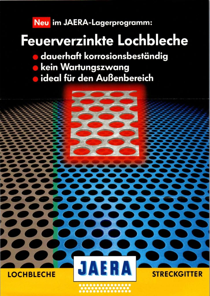 Feuerverzinkte Lochbleche Flyer